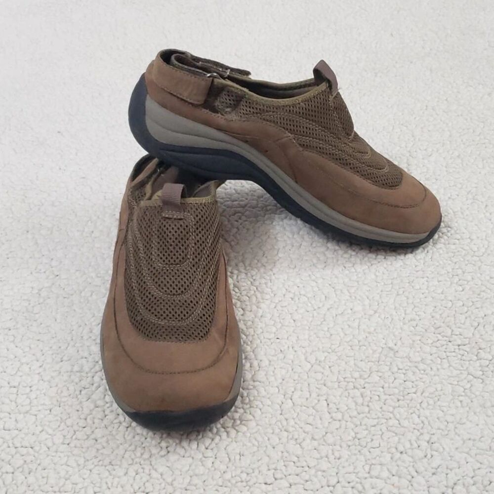 Earth Shoe | Brown Mesh Slip-On Clogs Mule Casual Shoe | 9